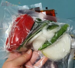 마이셰프 매콤소고기 고추잡채 꽃빵 밀키트 재료 야채