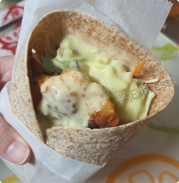 통밀 또띠야 치킨랩