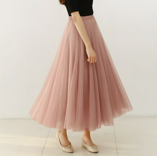 데일리앤 샤스커트 풍성함 무엇